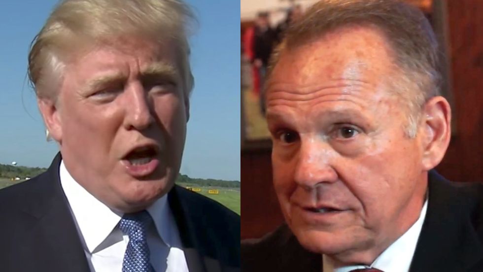 President Trump weighs in on Roy Moore sex allegations