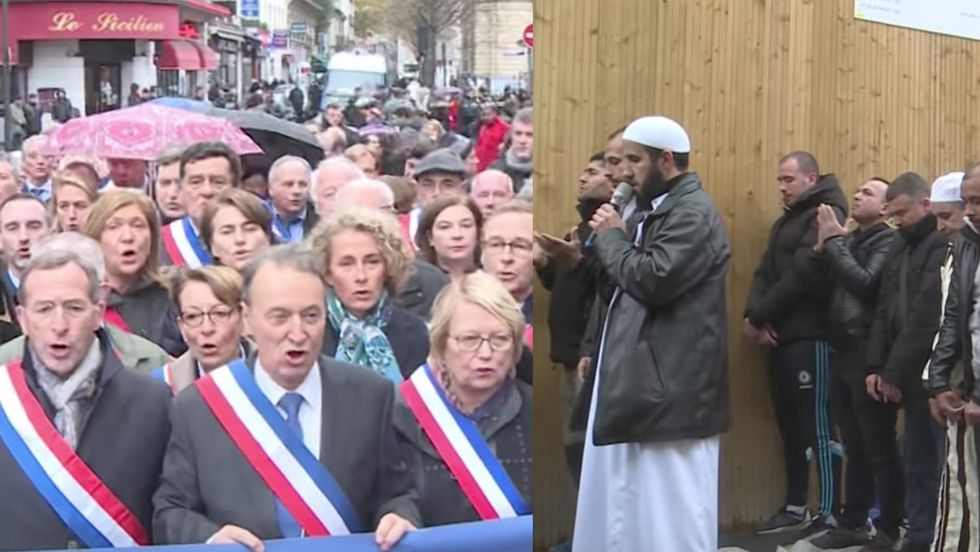 Muslims protest by worshipping on Paris streets - here's how the French are responding