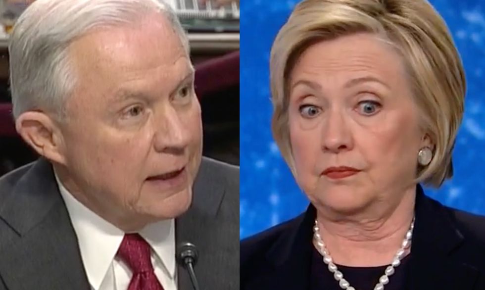 Report: Jeff Sessions considers special counsel for investigation into Hillary Clinton