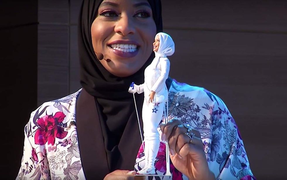 Hijab-wearing Barbie — a first for Mattel — is modeled after Muslim-American Olympic medalist