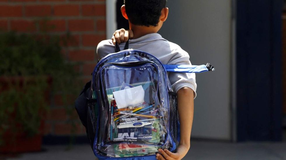 Listen: Boy accidentally stabs himself with a pencil -- luckily, a teacher noticed this