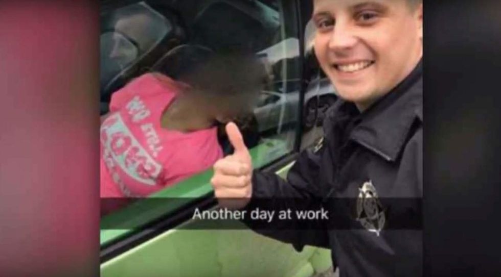 Sheriff's deputy snaps smiling selfie next to unconscious woman. You know how this one ends up.