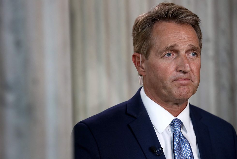 Jeff Flake predicts what will happen if the GOP becomes defined by Donald Trump & Roy Moore