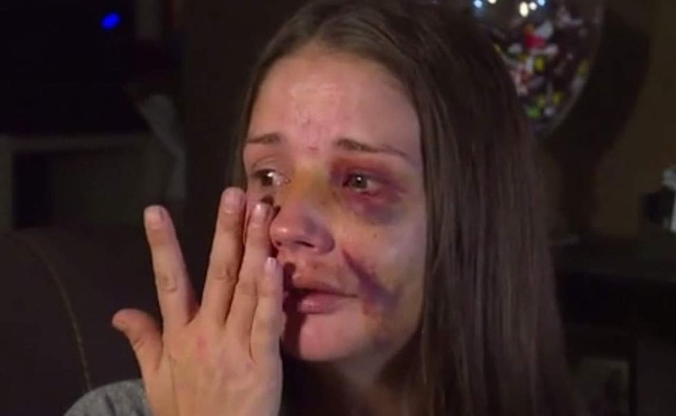 Mother warns shoppers about parking lot pervert — and says same man viciously beat her on walk home