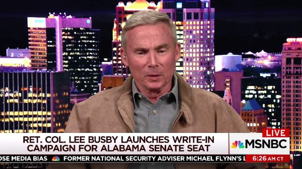 Alabama write-in candidate Lee Busby says he’s not a ‘spoiler,’ Senate race is ‘winnable’