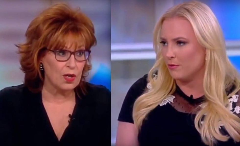 Joy Behar declares Hillary Clinton 'won the election.' But Meghan McCain rips her whining to shreds.