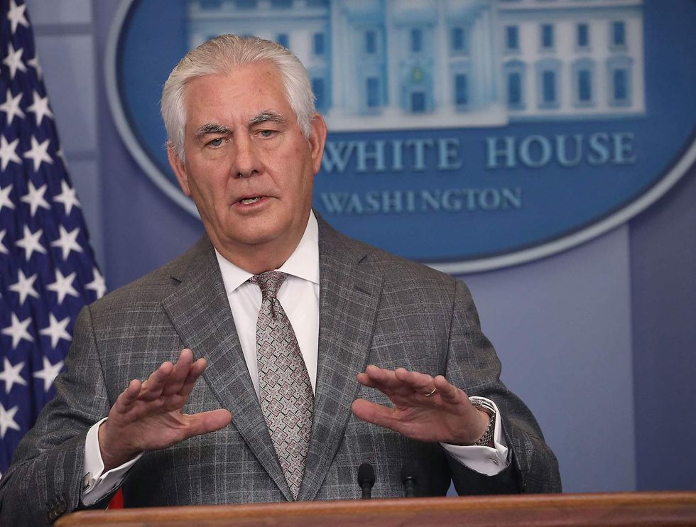 President Trump calls reports of Rex Tillerson's firing 'FAKE NEWS