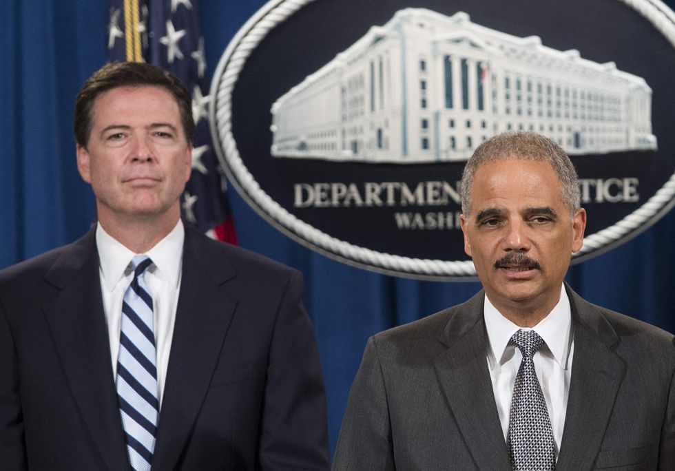 Eric Holder and James Comey hit back at Trump after the president criticizes the FBI