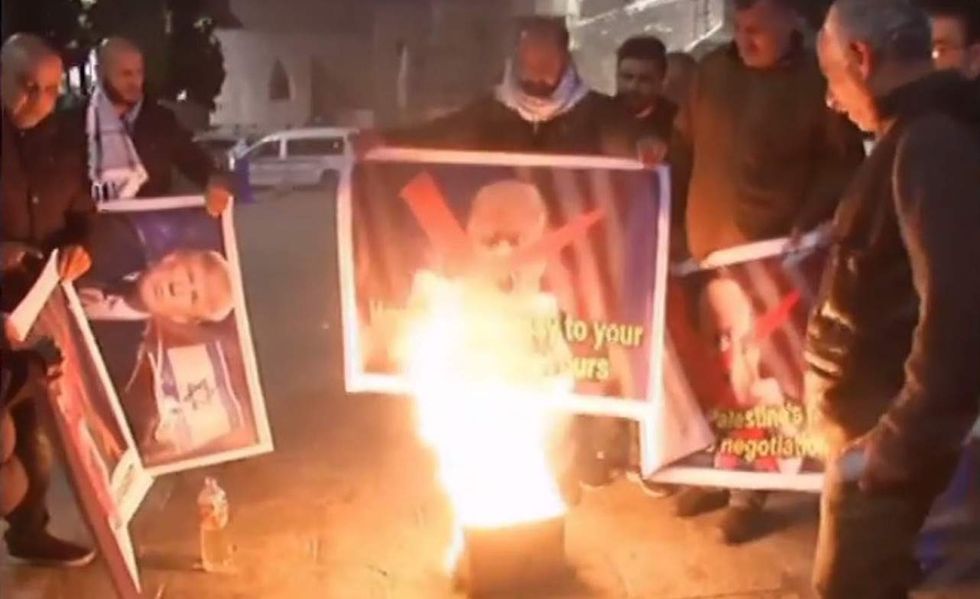 Palestinians declare three days of rage over Trump recognizing Jerusalem as capital of Israel