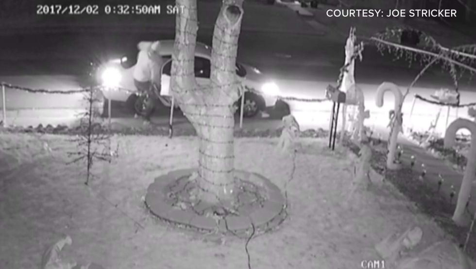Dad flies to Colorado to dole out punishment after he sees his son vandalizing house in FB video