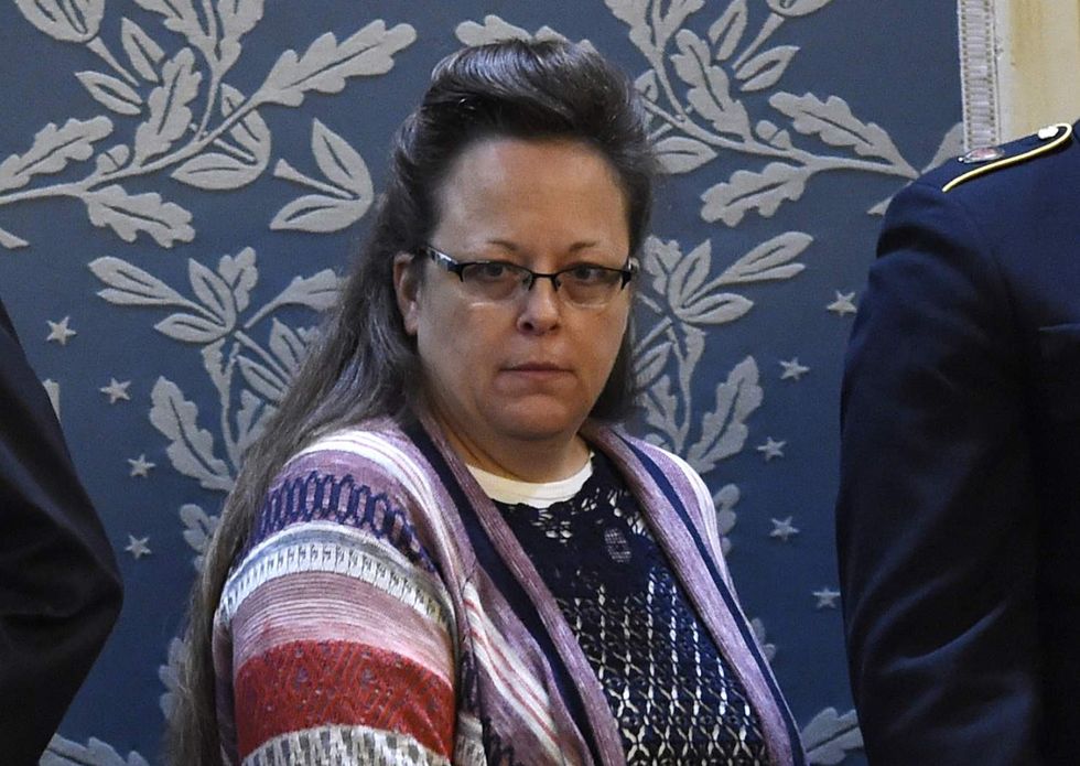 A gay man denied a marriage license by Kim Davis is now trying to take her job