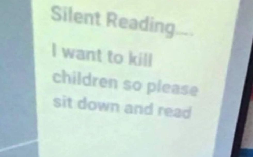 I want to kill children': Middle school teacher admits to writing, projecting messages to class