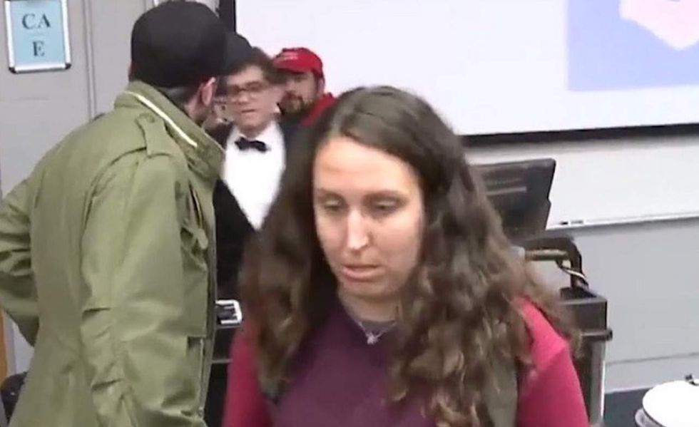 College administrator who took conservative speaker's notes from podium charged with attempted theft