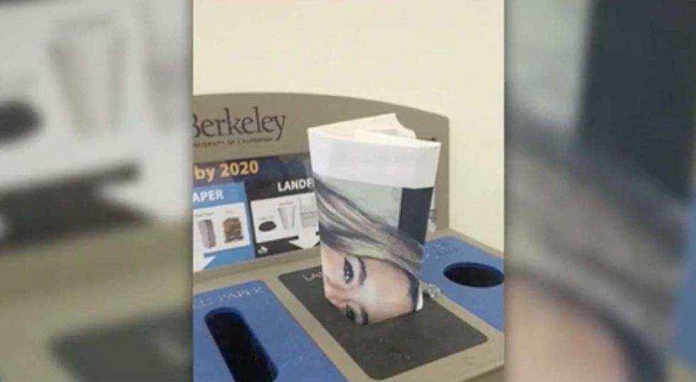 Liberal students condemn, trash Kate Steinle vigil setup by UC-Berkeley College Republicans