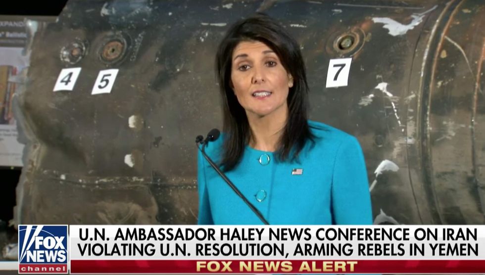 Nikki Haley drops the hammer on the U.N. with evidence proving Obama's Iran deal is a complete scam