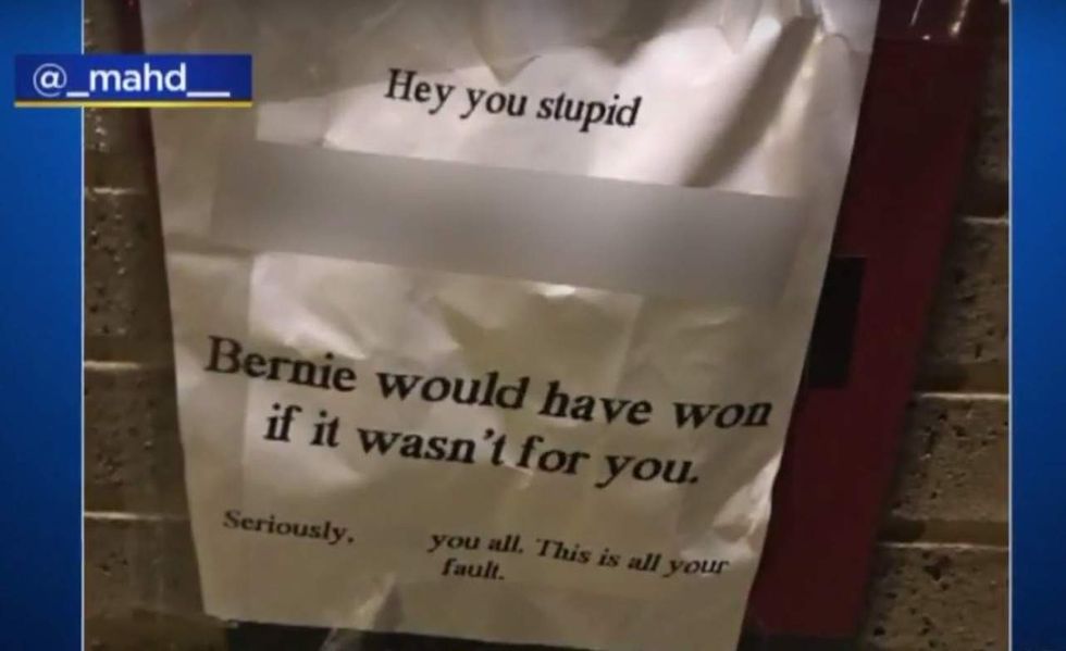 Left-wing racism? Black Clinton voters accused of preventing Sanders win, called 'stupid n*****s