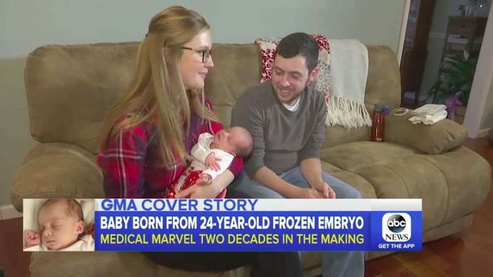 Tennessee woman gives birth to baby girl who was frozen as an embryo for 24 years