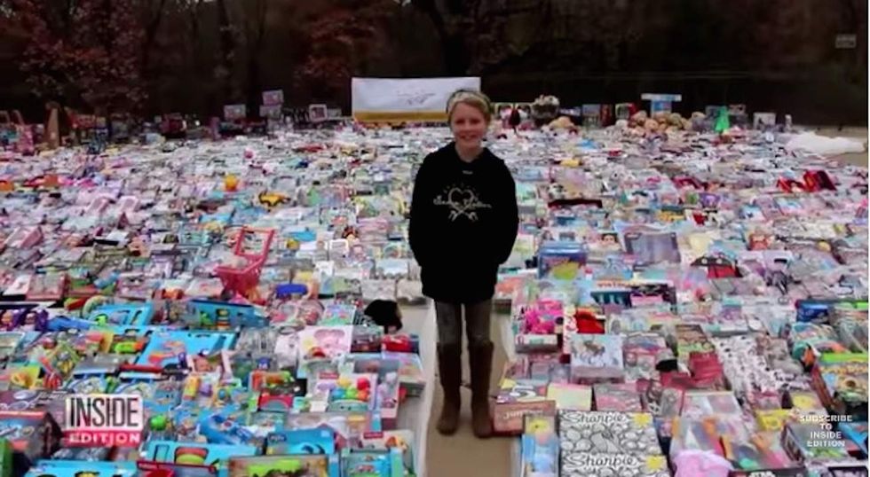 10-year-old leukemia survivor collects over 10,000 toys for hospitalized children