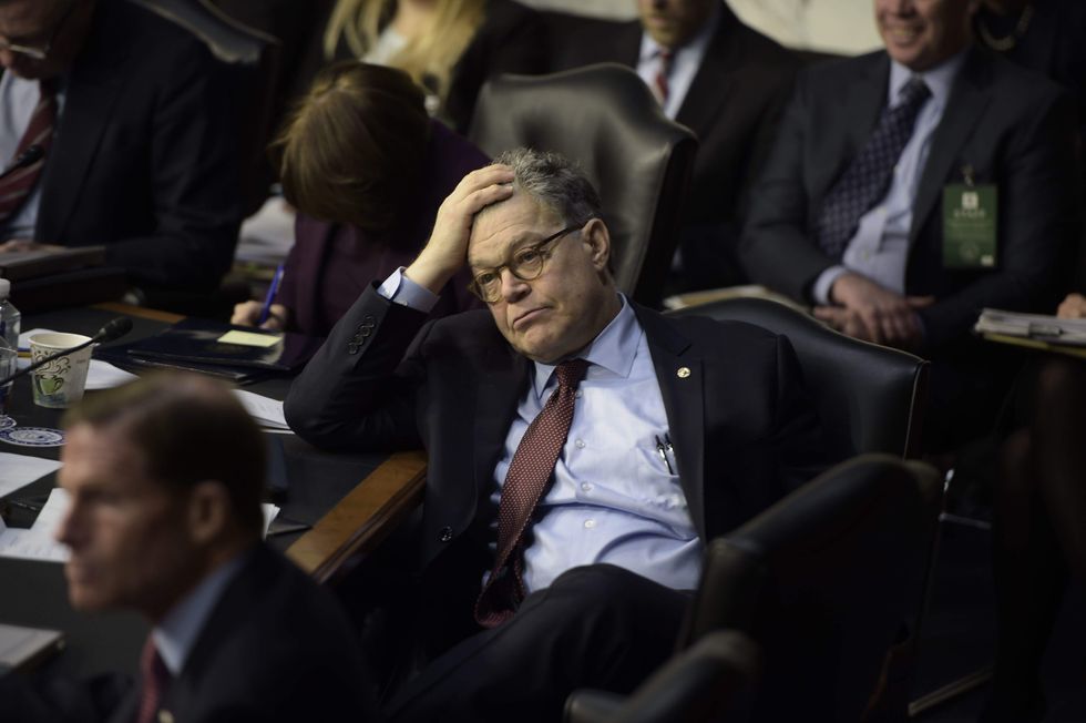Al Franken gave his last speech as a senator -- and much of it was about Trump