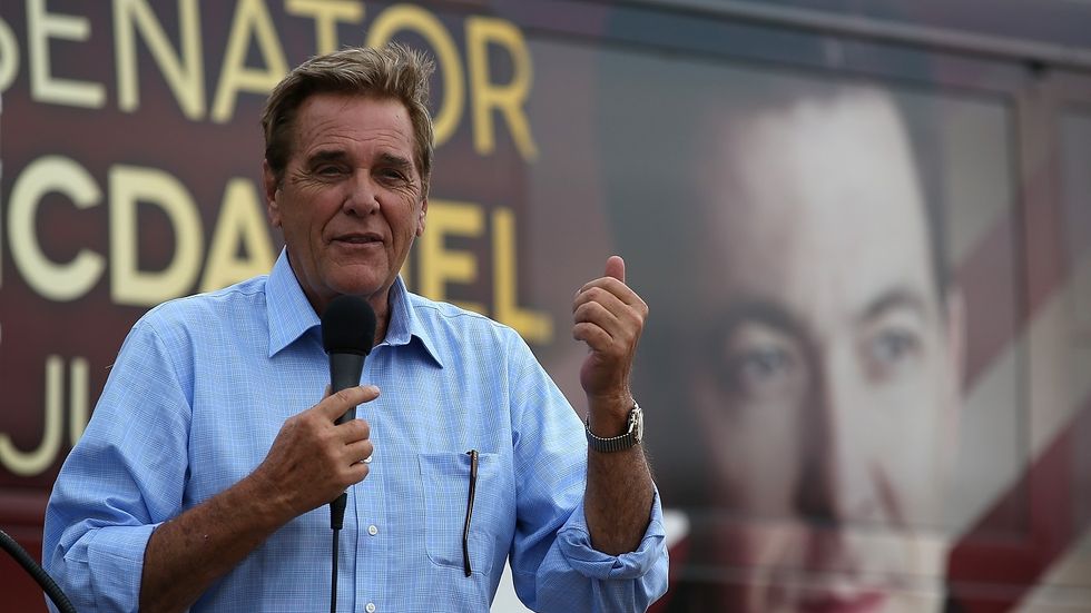 Former game show host Chuck Woolery says the biggest problem in Washington is spending