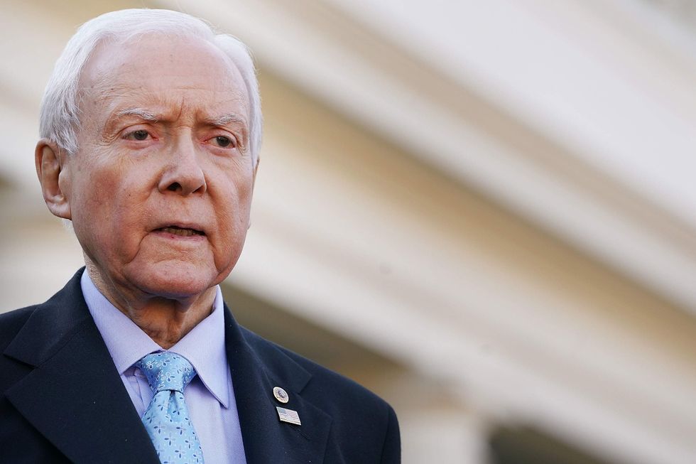 Sen. Orrin Hatch said he was 'grateful' for an editorial calling for him to step down