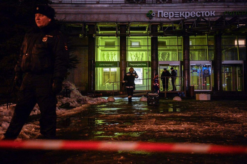 Bomb explodes, injures at least 10 at busy Russian supermarket in St. Petersburg