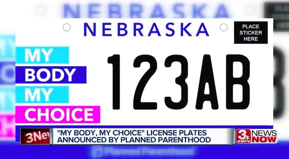 Nebraska approves Planned Parenthood license plates