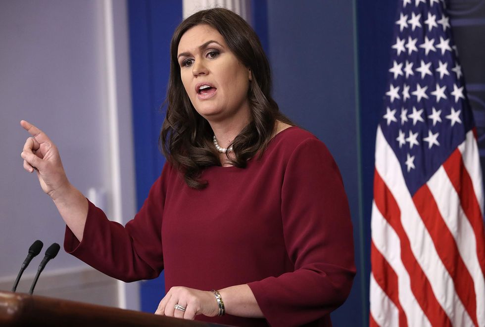 Sarah Huckabee Sanders slays NY Times columnist with award mocking his failed Trump prediction