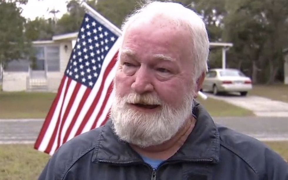 Take that Godd**n flag down': Woman allegedly gets violent with elderly neighbor over Old Glory