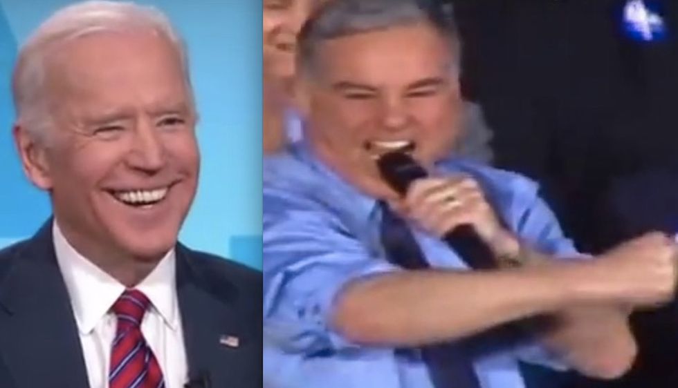 Joe Biden talks trash at Howard Dean over Democrat age concerns in 2020: 'I can take him physically