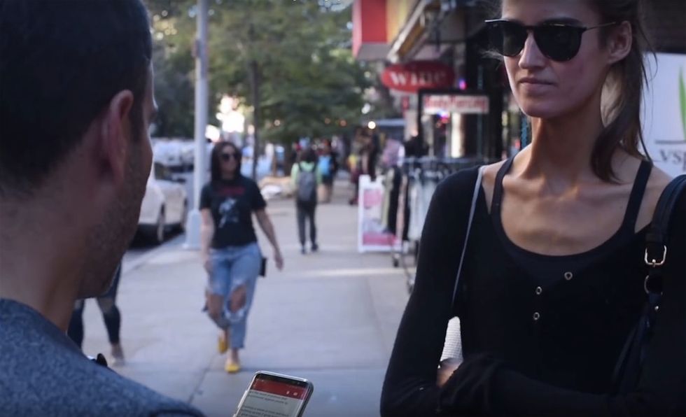 Filmmaker asks folks at liberal NYU: Are statements from Communist Manifesto or Democratic Party?