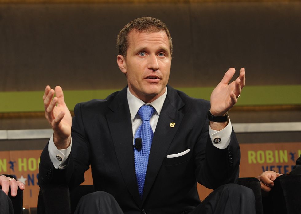 Missouri governor's job at risk over extramarital affair, allegations of blackmail
