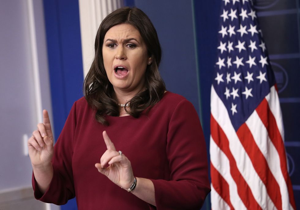 Sarah Huckabee Sanders blasts the Wall Street Journal for 'fake news' — then she releases proof