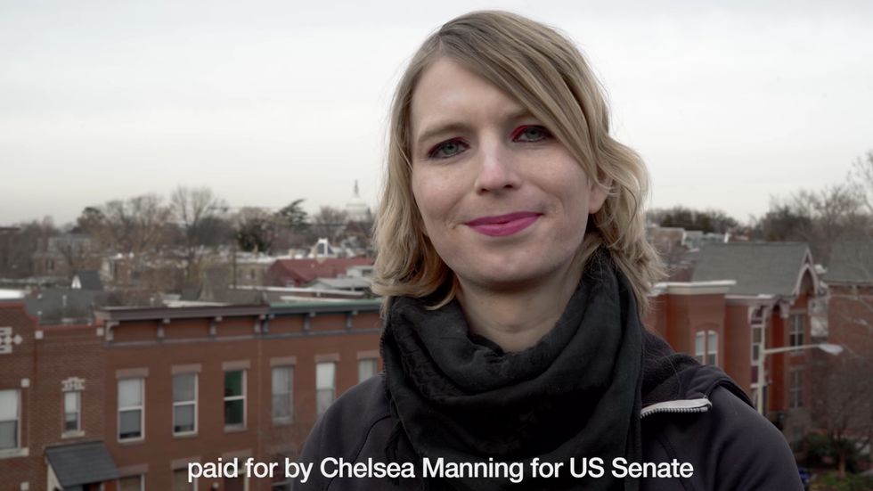 Watch: Chelsea Manning releases first campaign ad — it's very dark and anti-government
