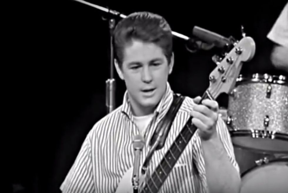 Beach Boys' first hit was born in Brian Wilson's HS music class. He got an F. But that just changed.
