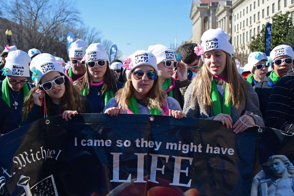 Here's how much coverage the major networks gave the March for Life and the Women's March