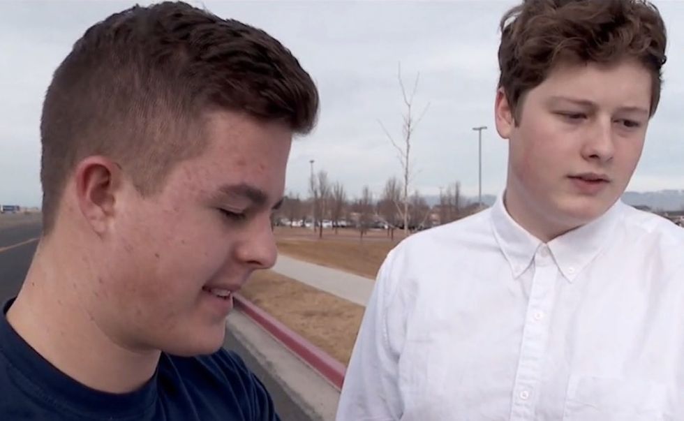 Students write story on fired teacher. School officials delete it. Then writers turn the tables.