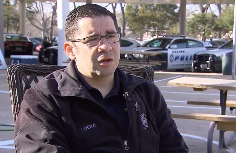 Texas SWAT officer, recovering from gunshot wound, helped save life of man who collapsed at church