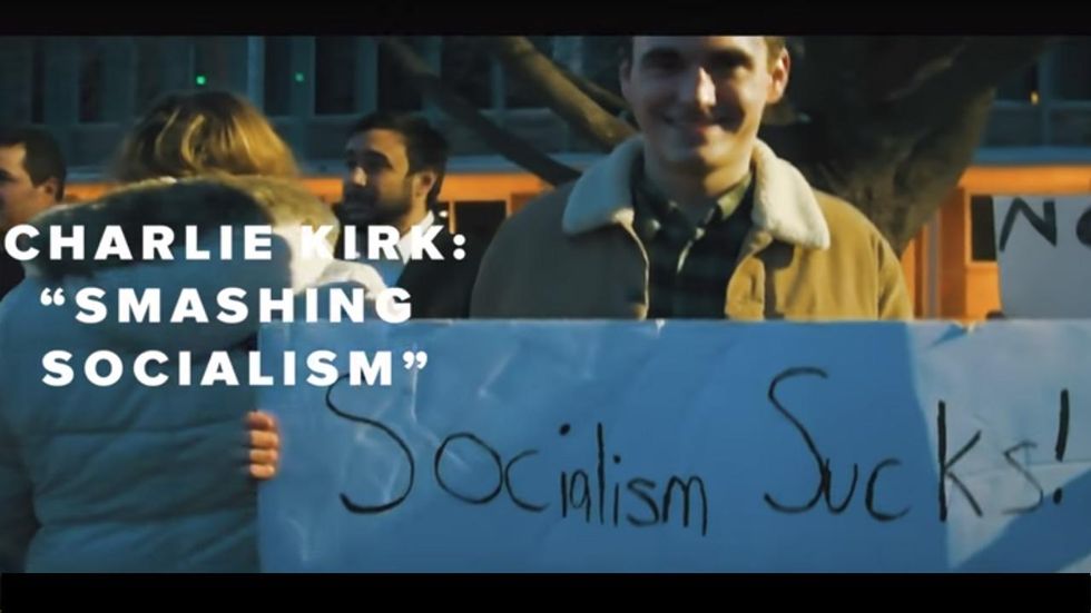 Protesters storm conservative 'Smashing Socialism' event at Colorado college
