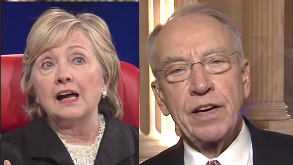 Grassley memo makes stark allegation against Hillary Clinton camp