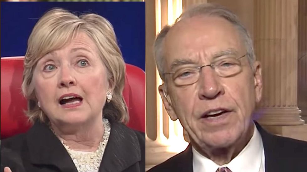 Grassley memo makes stark allegation against Hillary Clinton camp