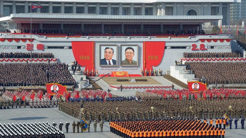 What comes to mind when you think of a military parade is communism and socialism