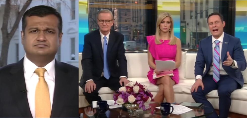 Trump spokesman gets grilled on 'Fox & Friends' over Rob Porter scandal