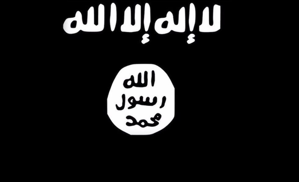 American flag taken down and shredded at high school. Then a different flag is raised in its place.