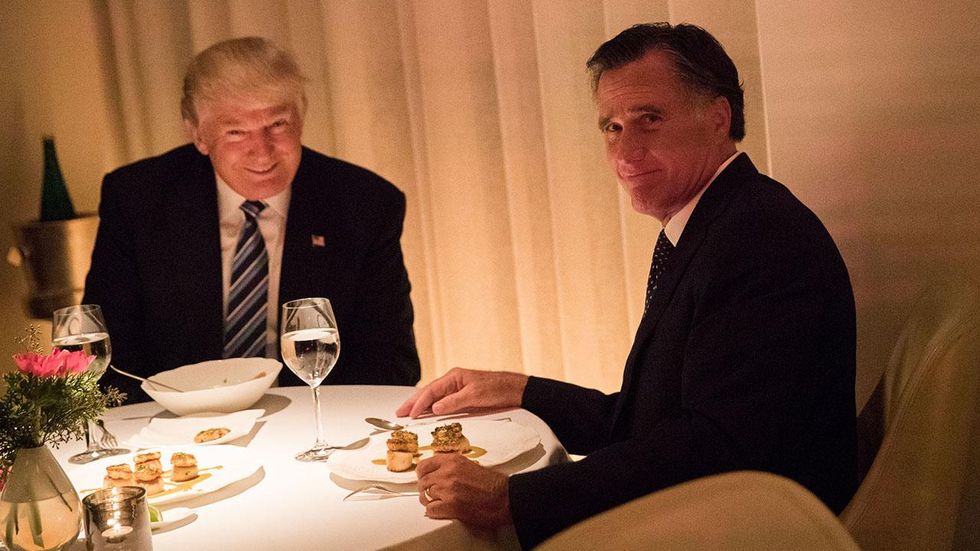 Mitt Romney, seeking a U.S. Senate seat in Utah, says he wouldn't hold back on criticizing Trump