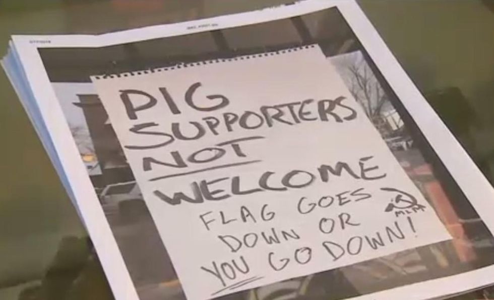 Pig supporters not welcome': Pro-police stores threatened, vandalized, harassed