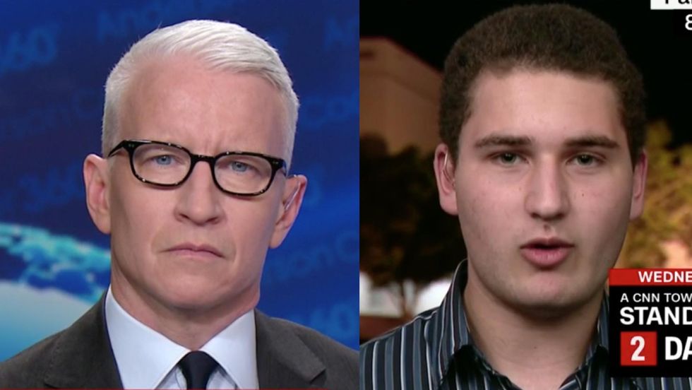 Florida shooting survivor is asked to comment on Trump's tweet - here's his passionate response