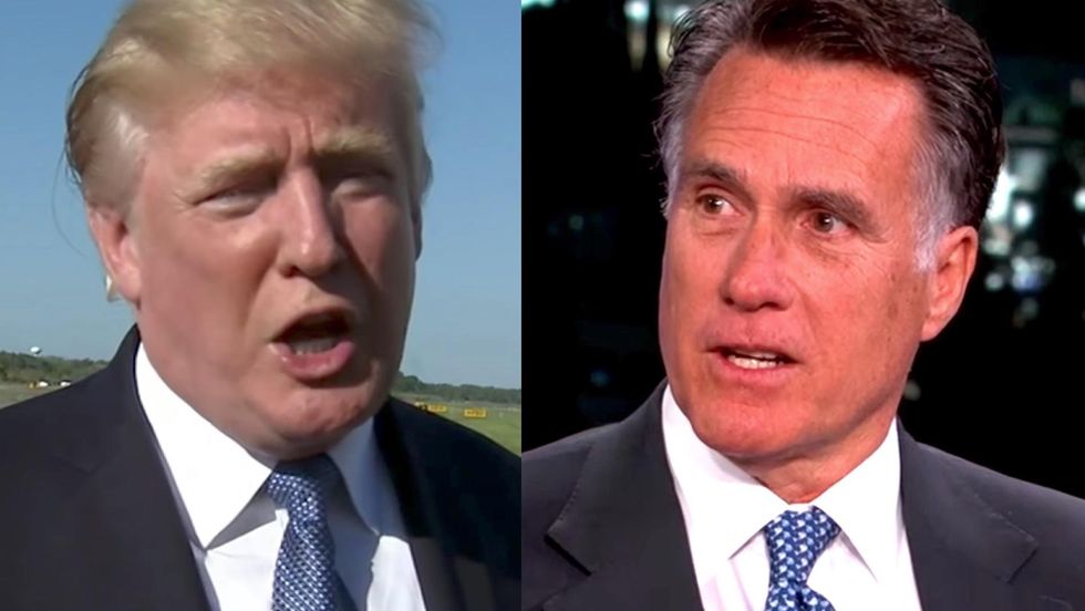Trump tweets about Romney’s run for Senate – and Mitt responds