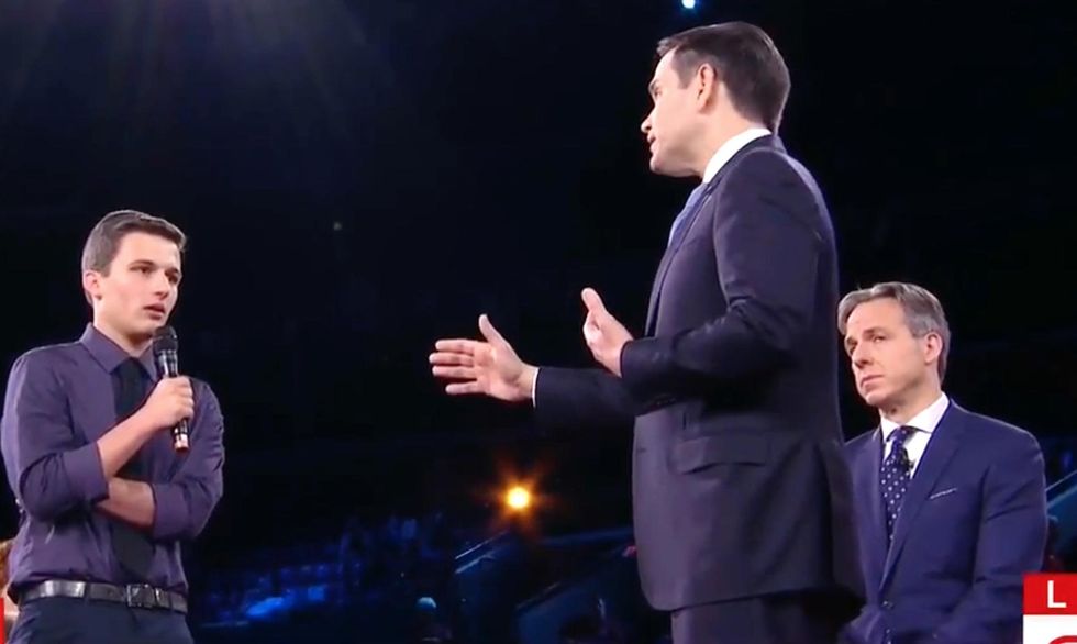School shooting survivor asks Marco Rubio to refuse NRA donations - here's how he replied
