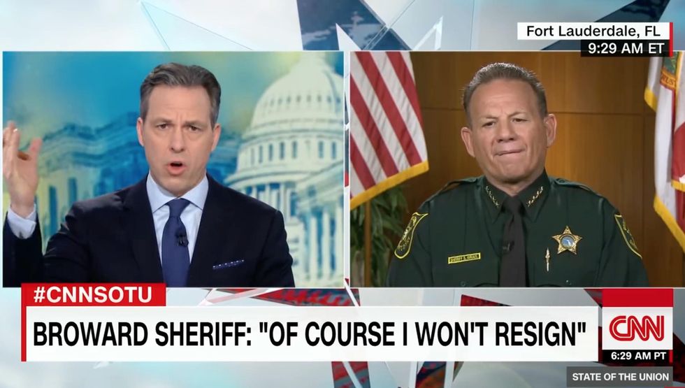 WATCH: Jake Tapper confronts Broward County sheriff in heated interview over his agency's failures